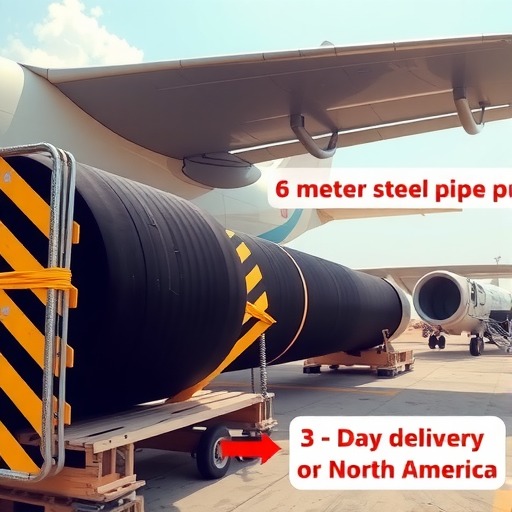 国际空运超长货物运输方案：6米钢管如何3天到欧美？