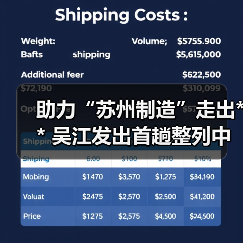助力“苏州制造”走出** 吴江发出首趟整列中欧班列