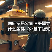 国际贸易公司注册需要什么条件(外贸干货知识分享) 国际贸易公司注册需要什么条件(外贸干货知识分享)