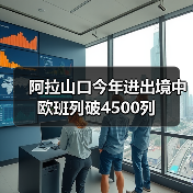 阿拉山口今年进出境中欧班列破4500列（图2）
