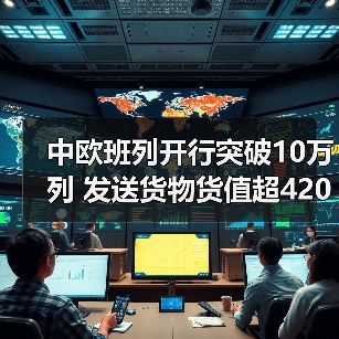 中欧班列开行突破10万列 发送货物货值超4200亿美元（图3）