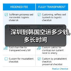 深圳到韩国空运多少钱,多长时间（图4）
