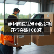 赣州国际陆港中欧班列开行突破1000列（图3）