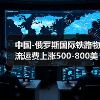 中国-俄罗斯国际铁路物流运费上涨500-800美元（图1）