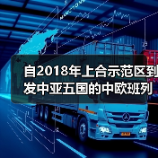 自2018年上合示范区到发中亚五国的中欧班列超1600列（图2）