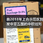 自2018年上合示范区到发中亚五国的中欧班列超1600列（图3）