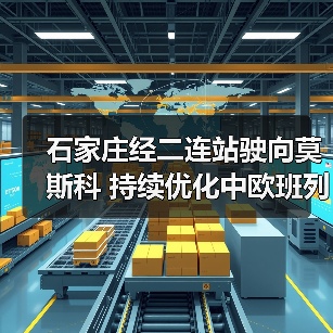 石家庄经二连站驶向莫斯科 持续优化中欧班列车流组织（图3）