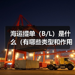 海运提单（B/L）是什么（有哪些类型和作用）（图3）