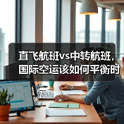 直飞航班vs中转航班，国际空运该如何平衡时效与成本（国际空运干货知识分享）