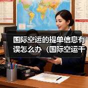 国际空运的提单信息有误怎么办（国际空运干货知识分享）（图4）