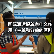 国际海运提单有什么作用（主单和分单的区别是什么）（图3）