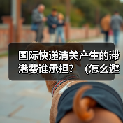 国际快递清关产生的滞港费谁承担？（怎么避免产生滞港费）（图4）