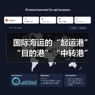 国际海运的“起运港”“目的港”“中转港”分别是什么意思（国际海运干货知识分享）（图1）