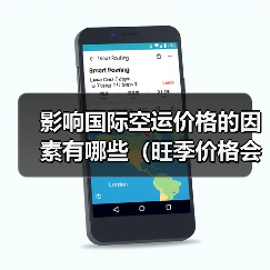 影响国际空运价格的因素有哪些（旺季价格会上涨吗）（图4）