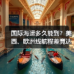 国际海运多久能到?美西、欧洲线航程差竟达20天吗(图3) 国际海运多久能到?美西、欧洲线航程差竟达20天吗(图3)