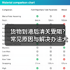 货物到港后清关受阻?常见原因与解决办法大全(国际海运干货知识分享)(图1) 货物到港后清关受阻?常见原因与解决办法大全(国际海运干货知识分享)(图1)