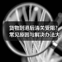 货物到港后清关受阻?常见原因与解决办法大全(国际海运干货知识分享)(图3) 货物到港后清关受阻?常见原因与解决办法大全(国际海运干货知识分享)(图3)