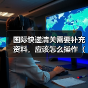 国际快递清关需要补充资料,应该怎么操作(不清楚的跨境电商卖家看过来)(图1) 国际快递清关需要补充资料,应该怎么操作(不清楚的跨境电商卖家看过来)(图1)