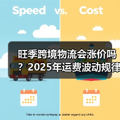 旺季跨境物流会涨价吗？2025年运费波动规律预测（图1）