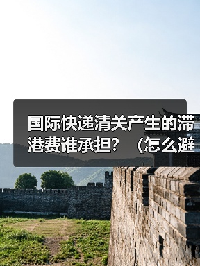 国际快递清关产生的滞港费谁承担？（怎么避免产生滞港费）（图3）