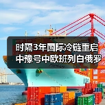 时隔3年国际冷链重启 中豫号中欧班列白俄罗斯冷冻牛肉抵达郑州（图1）