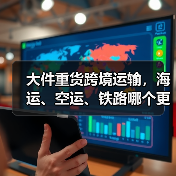 大件重货跨境运输，海运、空运、铁路哪个更划算（国际物流干货知识分享）（图1）