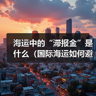 海运中的“滞报金”是什么(国际海运如何避免产生滞报金)(图1) 海运中的“滞报金”是什么(国际海运如何避免产生滞报金)(图1)