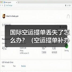 国际空运提单丢失了怎么办?(空运提单补办流程复杂吗)(图3) 国际空运提单丢失了怎么办?(空运提单补办流程复杂吗)(图3)