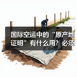 国际空运中的“原产地证明”有什么用?必须提供吗(图3) 国际空运中的“原产地证明”有什么用?必须提供吗(图3)