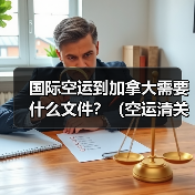 国际空运到加拿大需要什么文件?(空运清关要求有哪些)(图3) 国际空运到加拿大需要什么文件?(空运清关要求有哪些)(图3)