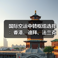 国际空运中转枢纽选择:香港、迪拜、法兰克福枢纽优势对比(图1) 国际空运中转枢纽选择:香港、迪拜、法兰克福枢纽优势对比(图1)