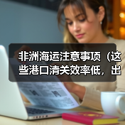 非洲海运注意事项(这些港口清关效率低,出货前一定要做这步)(图3) 非洲海运注意事项(这些港口清关效率低,出货前一定要做这步)(图3)