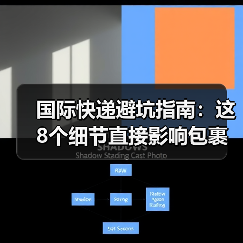 国际快递避坑指南:这8个细节直接影响包裹时效(图2) 国际快递避坑指南:这8个细节直接影响包裹时效(图2)