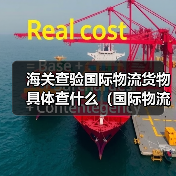 海关查验国际物流货物具体查什么(国际物流干货知识分享)(图3) 海关查验国际物流货物具体查什么(国际物流干货知识分享)(图3)