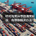 针对海关环节的清关延误,有哪些解决办法?(国际物流干货知识分享)(图2) 针对海关环节的清关延误,有哪些解决办法?(国际物流干货知识分享)(图2)