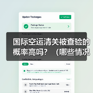 国际空运清关被查验的概率高吗?(哪些情况容易触发查验)(图3) 国际空运清关被查验的概率高吗?(哪些情况容易触发查验)(图3)