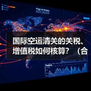 国际空运清关的关税、增值税如何核算?(合规避税技巧有哪些)(图3) 国际空运清关的关税、增值税如何核算?(合规避税技巧有哪些)(图3)