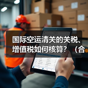 国际空运清关的关税、增值税如何核算?(合规避税技巧有哪些)(图1) 国际空运清关的关税、增值税如何核算?(合规避税技巧有哪些)(图1)