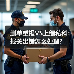 删单重报VS上缉私科:报关出错怎么处理?(图3) 删单重报VS上缉私科:报关出错怎么处理?(图3)