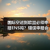国际空运到欧盟必须申报ENS吗?错误申报会罚款吗(图3) 国际空运到欧盟必须申报ENS吗?错误申报会罚款吗(图3)