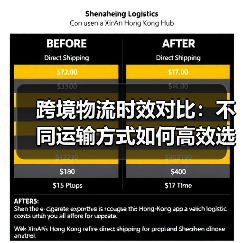 跨境物流时效对比:不同运输方式如何高效选择?(图1) 跨境物流时效对比:不同运输方式如何高效选择?(图1)