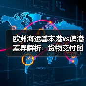 欧洲海运基本港vs偏港差异解析：货物交付时效怎么保障？（图2）