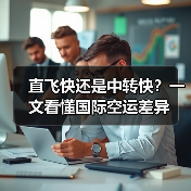 直飞快还是中转快？一文看懂国际空运差异（图1）