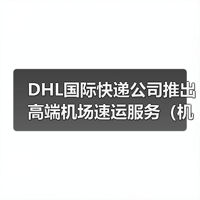 DHL国际快递公司推出高端机场速运服务(机场-机场最佳货运解决方案)(图3) DHL国际快递公司推出高端机场速运服务(机场-机场最佳货运解决方案)(图3)