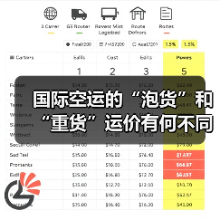 国际空运的“泡货”和“重货”运价有何不同?(计费标准是什么)(图3) 国际空运的“泡货”和“重货”运价有何不同?(计费标准是什么)(图3)