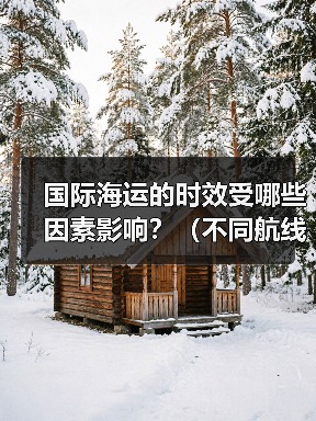 国际海运的时效受哪些因素影响?(不同航线时效参考)(图4) 国际海运的时效受哪些因素影响?(不同航线时效参考)(图4)