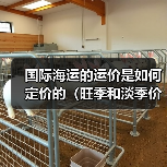 国际海运的运价是如何定价的(旺季和淡季价格差异有多大)(图2) 国际海运的运价是如何定价的(旺季和淡季价格差异有多大)(图2)