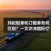 预配舱单和订舱单有何区别?一文讲清国际空运关键单据(图4) 预配舱单和订舱单有何区别?一文讲清国际空运关键单据(图4)