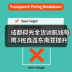 成都仰光全货运航线每周3班直连东南亚提升贸易效率（图2）