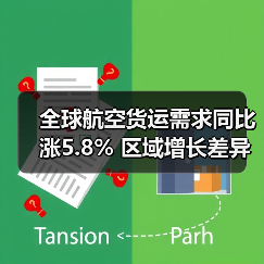 全球航空货运需求同比涨5.8% 区域增长差异显著(图2) 全球航空货运需求同比涨5.8% 区域增长差异显著(图2)